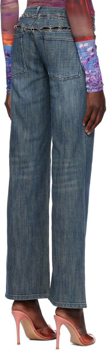 Jeans Miaou Miaou Marco Chain-Embellished Jeans Blå | 1033SD2DUR, 2