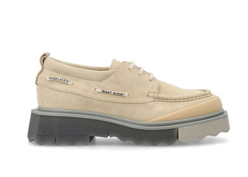 Sneakers och skor Off-White Boat Shoe Beige Beige | OMIG006S23.LEA002.6161, 0