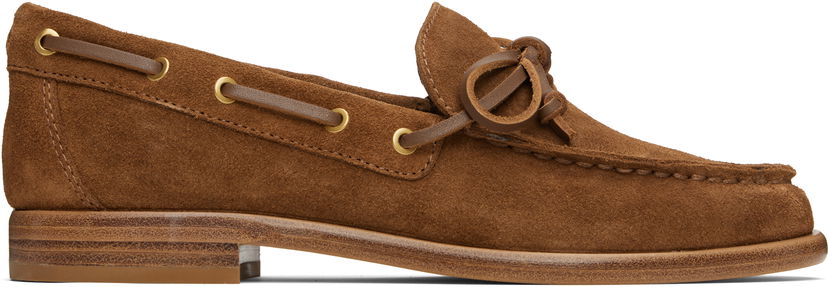 Tillbehör rag & bone Rag & Bone Carter Suede Boat Shoes Brun | WFF25PF1001SU1
