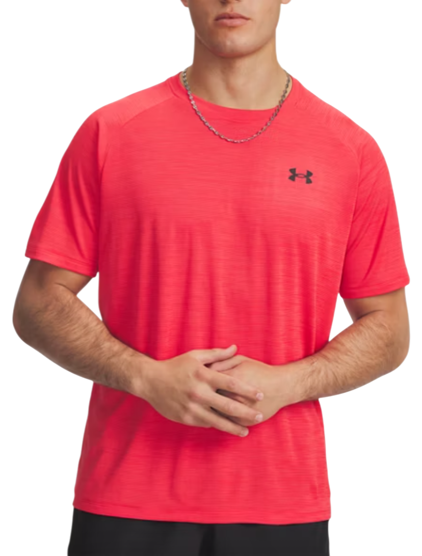 T-shirt Under Armour Under Armour UA Tech Textured Short Sleeve T-Shirt Röd | 1382796-714