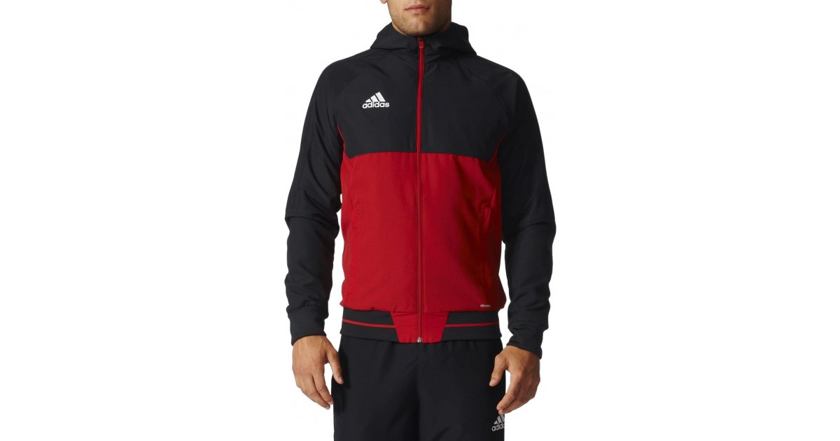 Jacka adidas Performance Jacket Tiro17 Presentation Röd | bq2771, 1