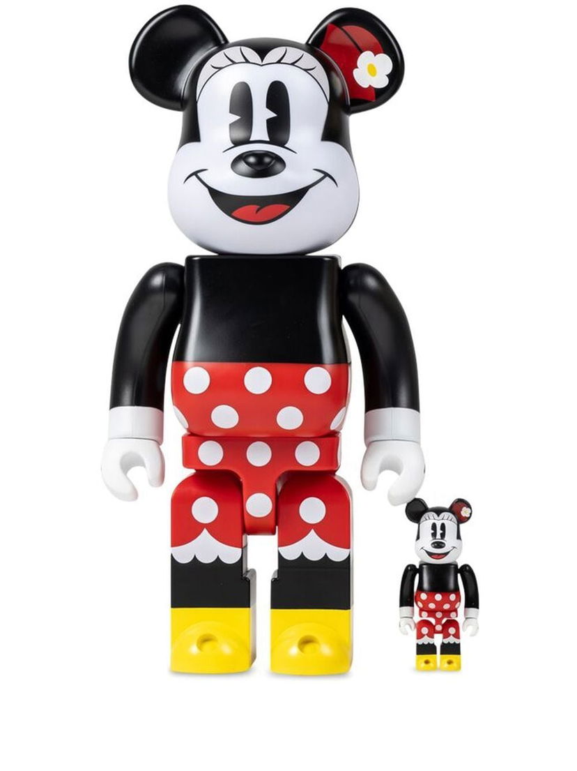Samlarobjekt Medicom Toy Disney Minnie Mouse BE@RBRICK figure set - Black Svart | MEDI009419524734