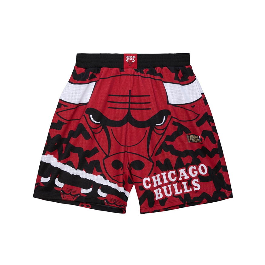 Shorts Mitchell & Ness NBA Chicago Bulls Jumbotron 2.0 Sublimated Shorts Röd | PSHR1220-CBUYYPPPBKRD, 0