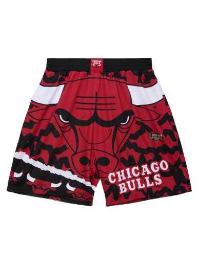 Shorts Mitchell & Ness NBA Chicago Bulls Jumbotron 2.0 Sublimated Shorts Röd | PSHR1220-CBUYYPPPBKRD