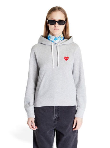 Sweatshirt Comme des Garçons PLAY Hoodie Grå | AZT169-051-1 grey