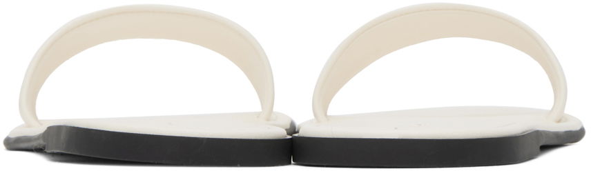 Klä The Row The Row Leather Beach Slides Vit | F1386-SPN60, 1