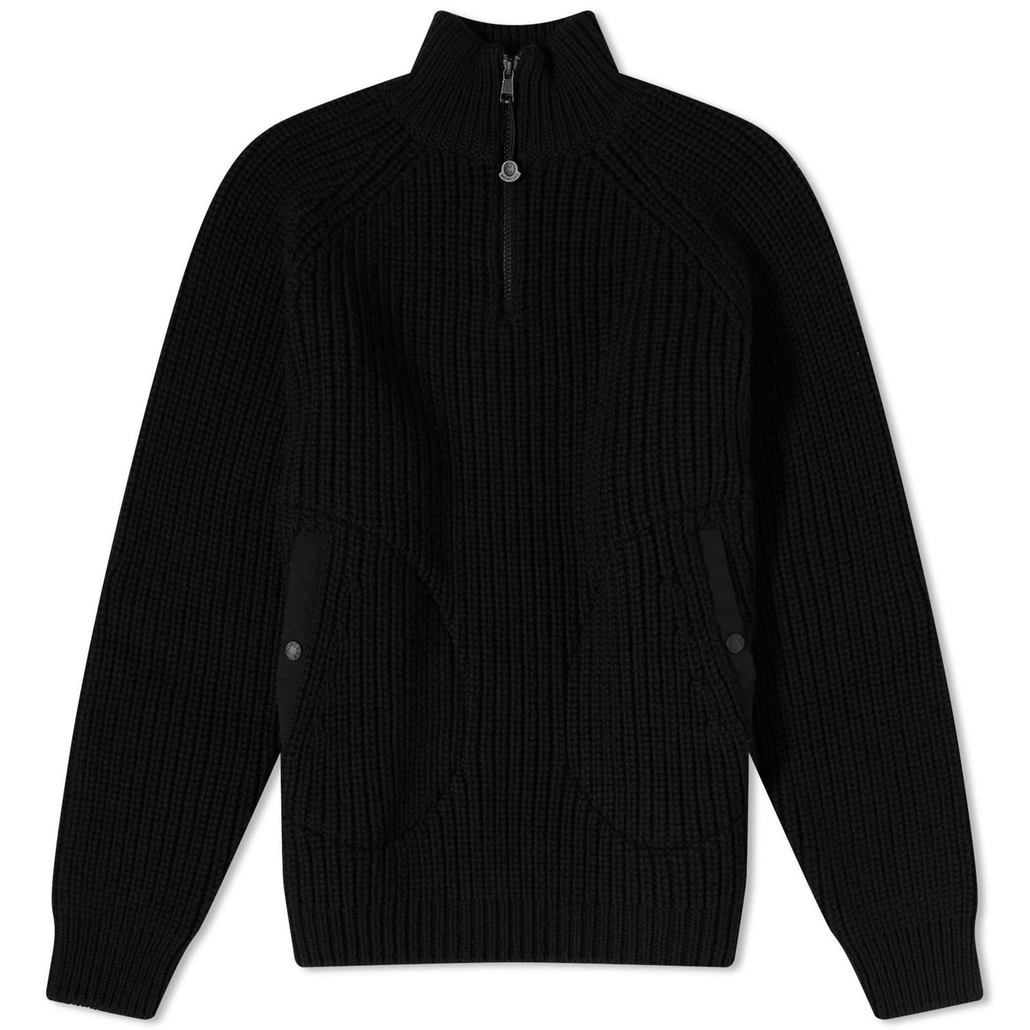 Sweater Moncler Genius x Pharrell Williams x Quarter Zip Svart | 9F000-M1172-01-999, 0