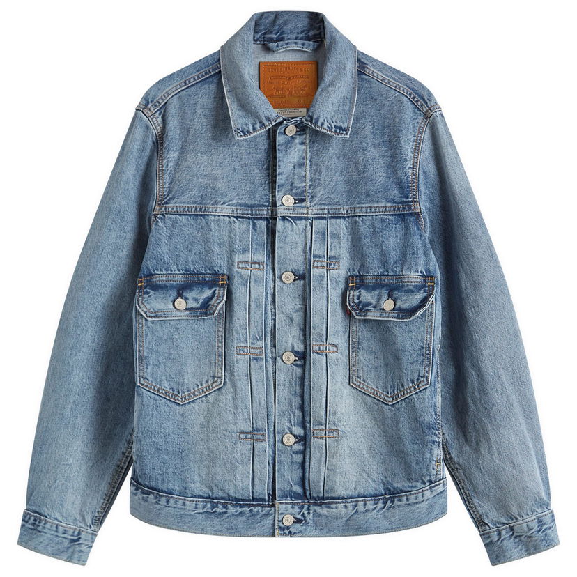 Jacka Levi's Red Tab Exclusive Selvedge Type 2 Trucker Jacket Size S Blå | A7632-0014-BLU
