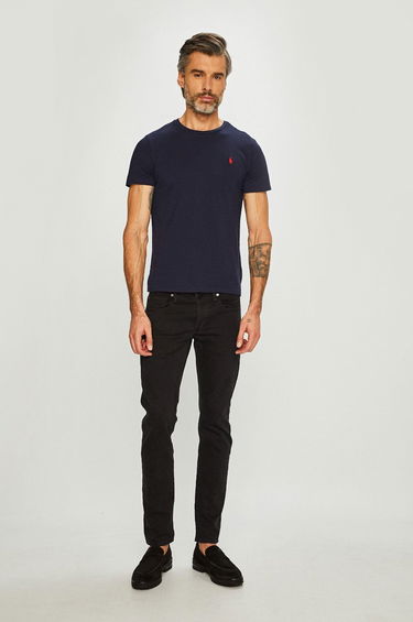 T-shirt Polo by Ralph Lauren Custom Fit Tee Mörkblå | 710680785004, 2