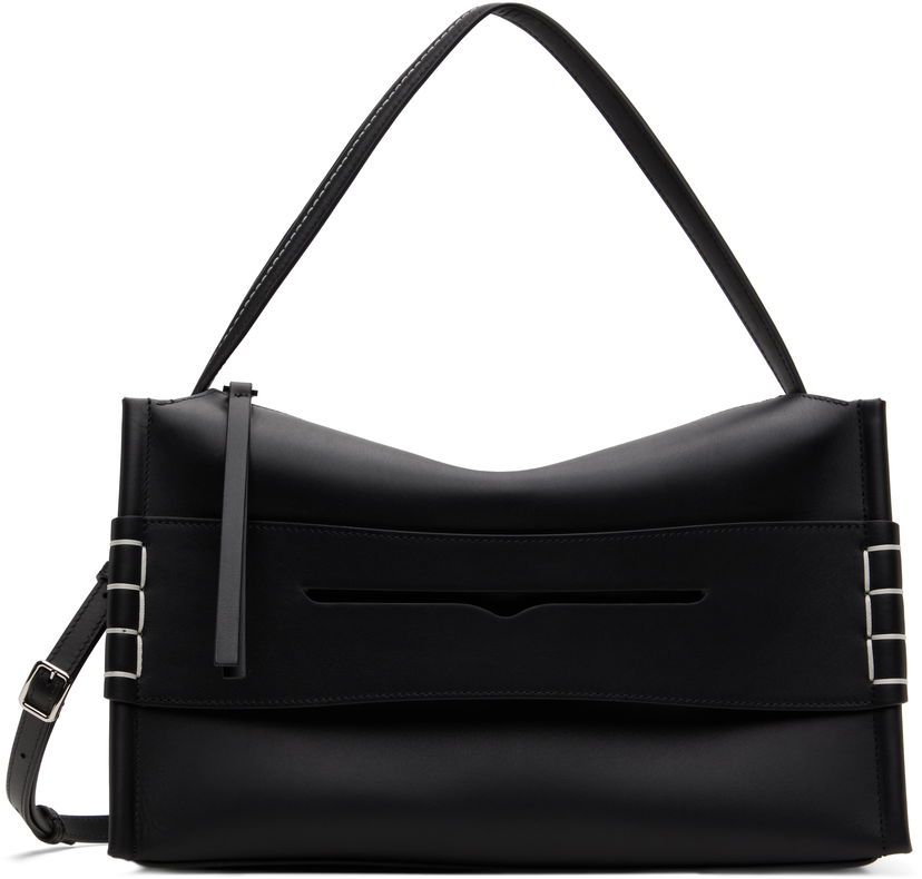 Handväska JW Anderson JW Anderson Medium Loafer Bag Svart | HB0732-LA0360