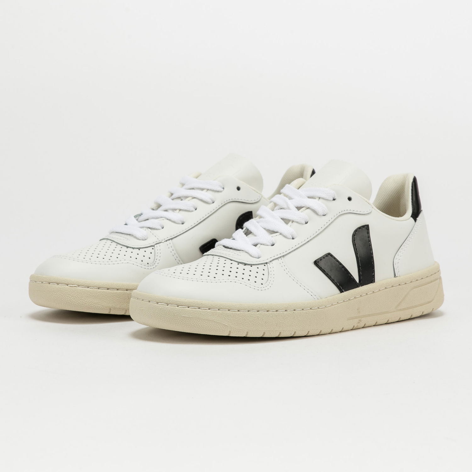 Sneakers och skor Veja V-10 Leather W Vit | VX020005A, 1