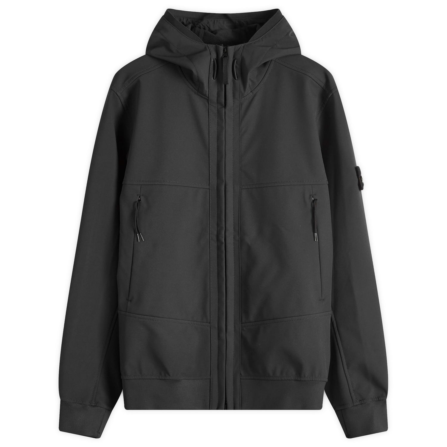 Vindjacka Stone Island Soft Shell-R Jacket Svart | 8115Q0322-V0029, 0