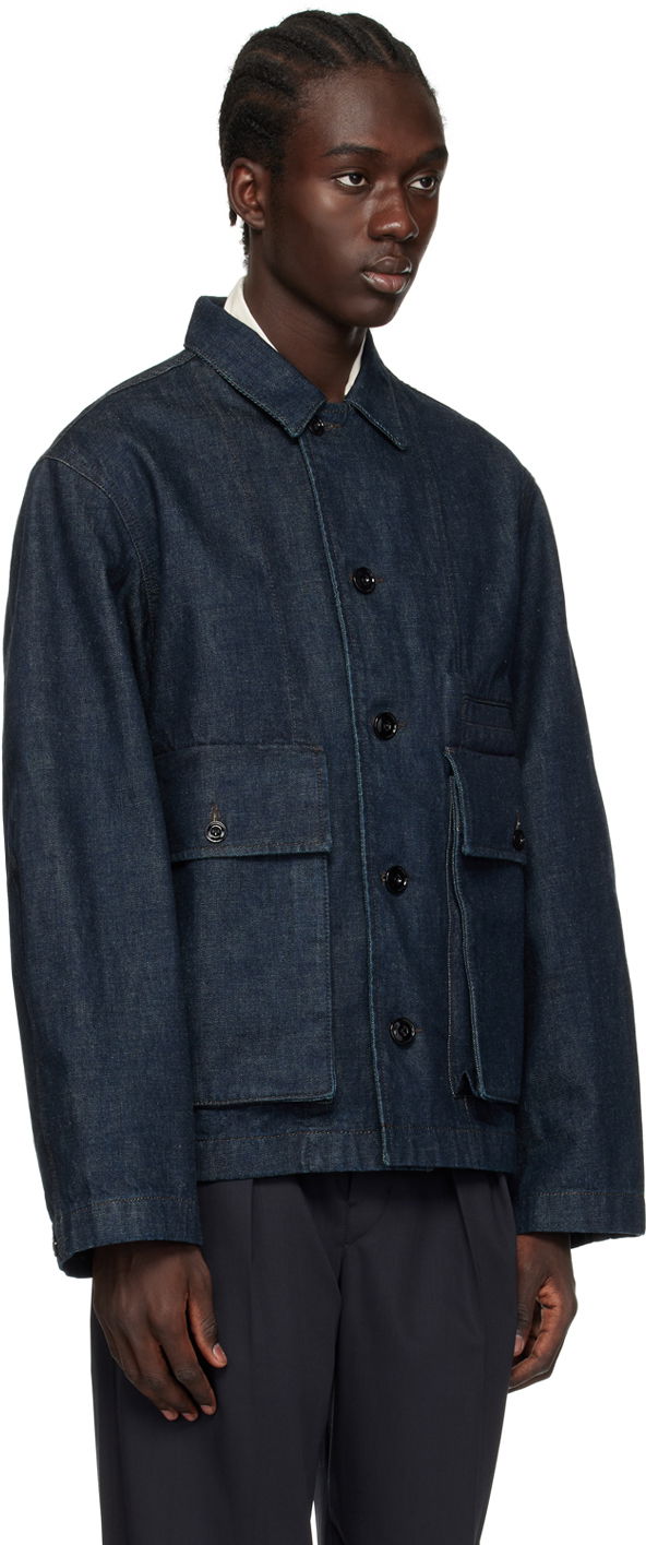 Jacka LEMAIRE LEMAIRE Boxy Denim Jacket Blå | OW306 LD068, 1
