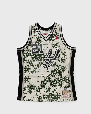 Jersey Mitchell & Ness NBA Swingman Jersey San Antonio Spurs Alternate 2013-14 Tim Duncan #21 Beige | SMJY4453-SAS13TDUCAMO, 0