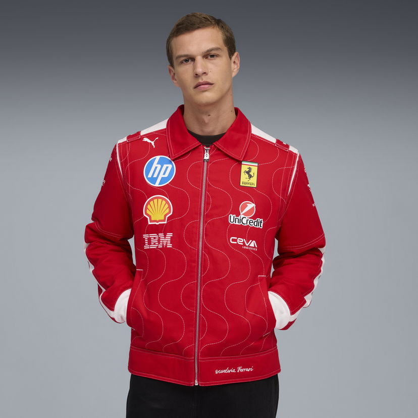 Jacka Puma Scuderia Ferrari HP Team Monza Racing Jacket Röd | 713708_01