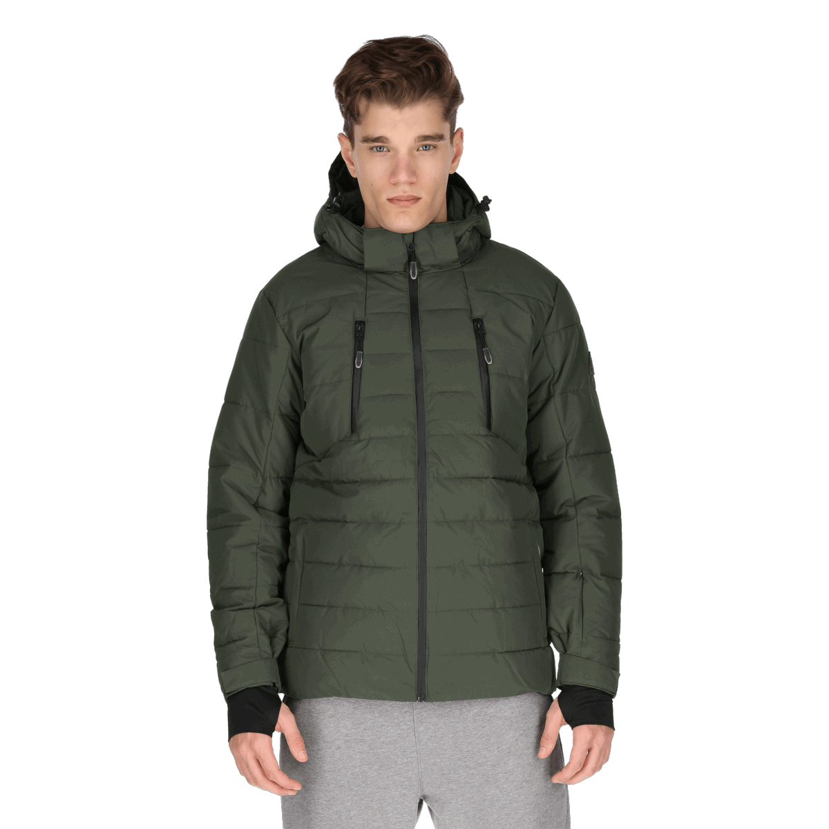 Pufferjacka Ellesse Francesco Hooded Puffer Jacket Grön | ELA213M507-62, 0
