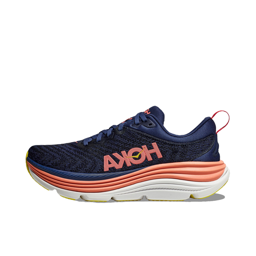 Löpning Hoka One One Gaviota 5 Evening Sky Coral (Women's) Svart | 1134235-EVN