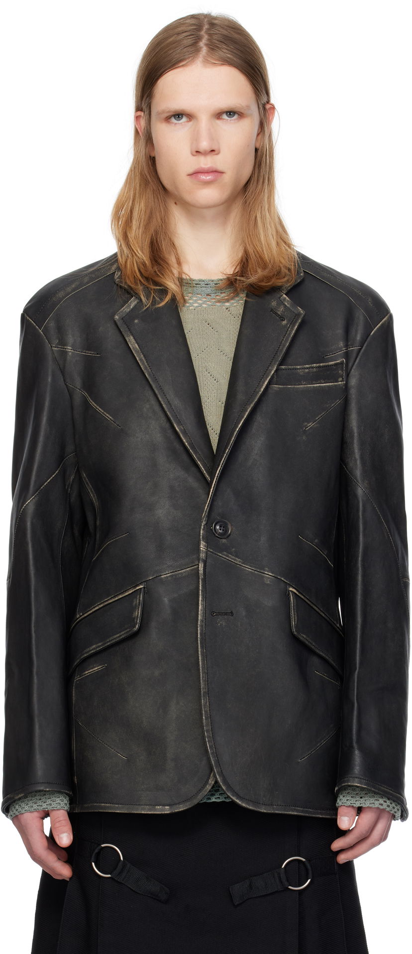 Jacka Andersson Bell Leather Svart | awa633m