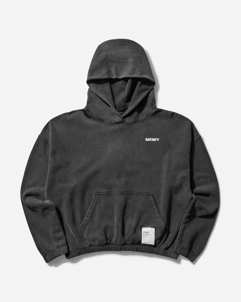 Sweatshirt Satisfy SoftCell Hoodie Svart | 11046 AB-SAB
