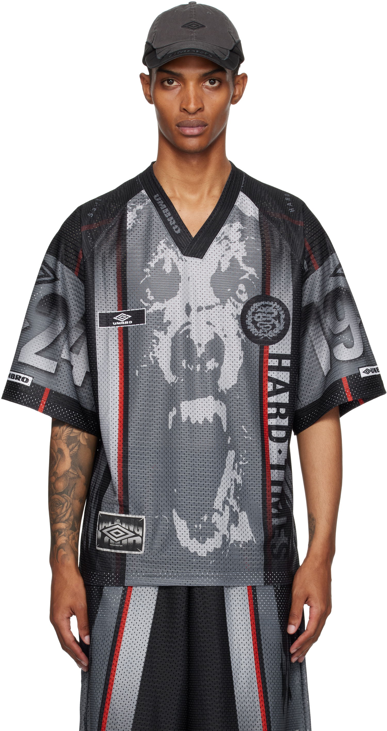 Jersey Umbro Umbro 'Hard Times' Football Jersey Svart | UBMW0247FA164, 0