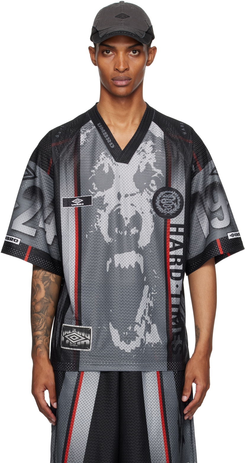 Jersey Umbro Umbro 'Hard Times' Football Jersey Svart | UBMW0247FA164