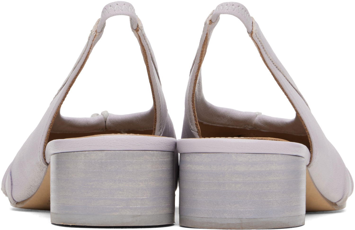 Sneakers och skor Maison Margiela Maison Margiela Tabi Ballerina Slingback Heels Purpur | S58WZ0141 P6378, 1