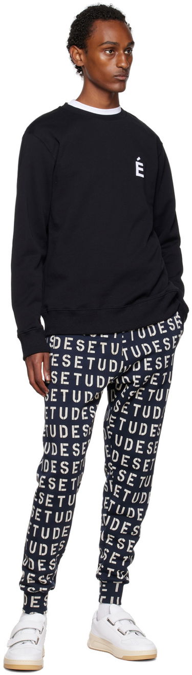 Sweater Études Études Story Patch Sweatshirt Svart | C00ME202OC16BK, 3