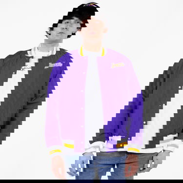 Jacka Mitchell & Ness 75th Anniversary Warm Up Jacket Los Angeles Lakers Purpur | OJBF1201-LALYYPPPDKPR, 0