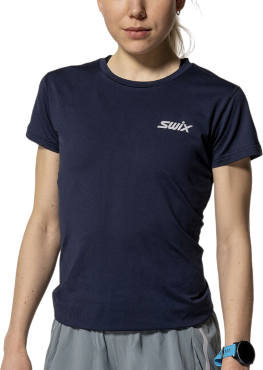 T-shirt SWIX Swix Pace NTS Short Sleeve Baselayer Top Mörkblå | 10037-23-75100, 0