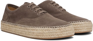 Kläder JW Anderson JW Anderson Lace-Front Platform Espadrilles Grå | SE0031-LA0240, 3
