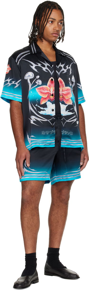 Shorts Casablanca Blades Silk Satin Shorts Flerfärgad | M-AW25-TR-012-04, 3