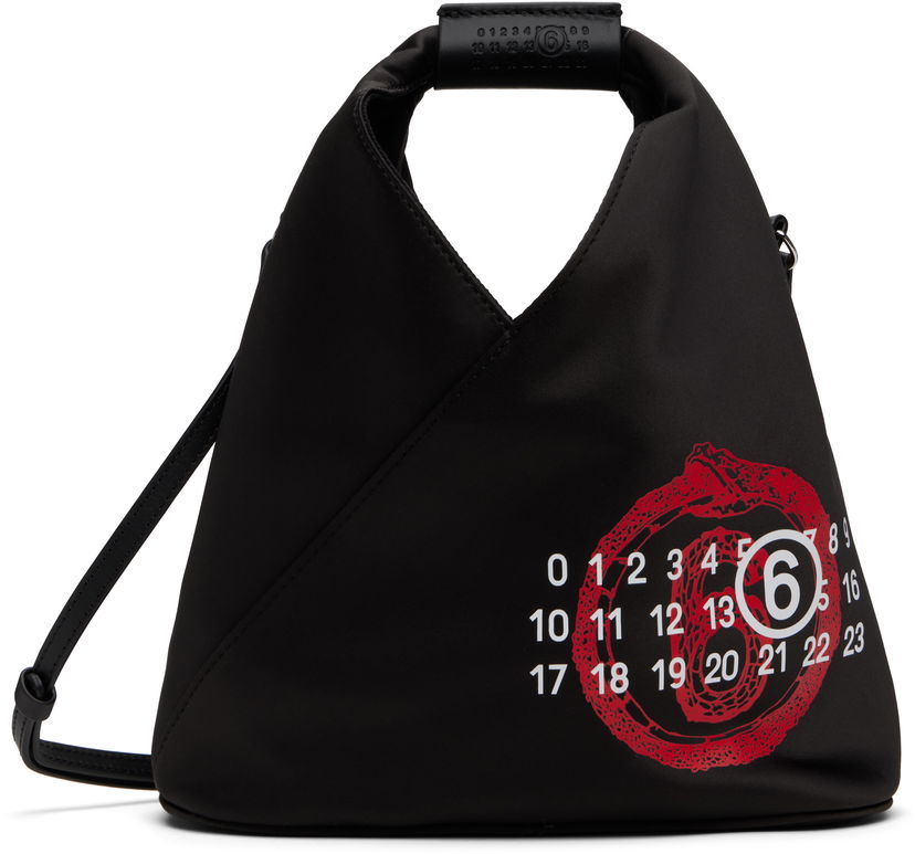 Handväska Maison Margiela MM6 Maison Margiela 'Year of the Snake' Triangle Crossbody Bag Svart | SB6WD0026 P7364