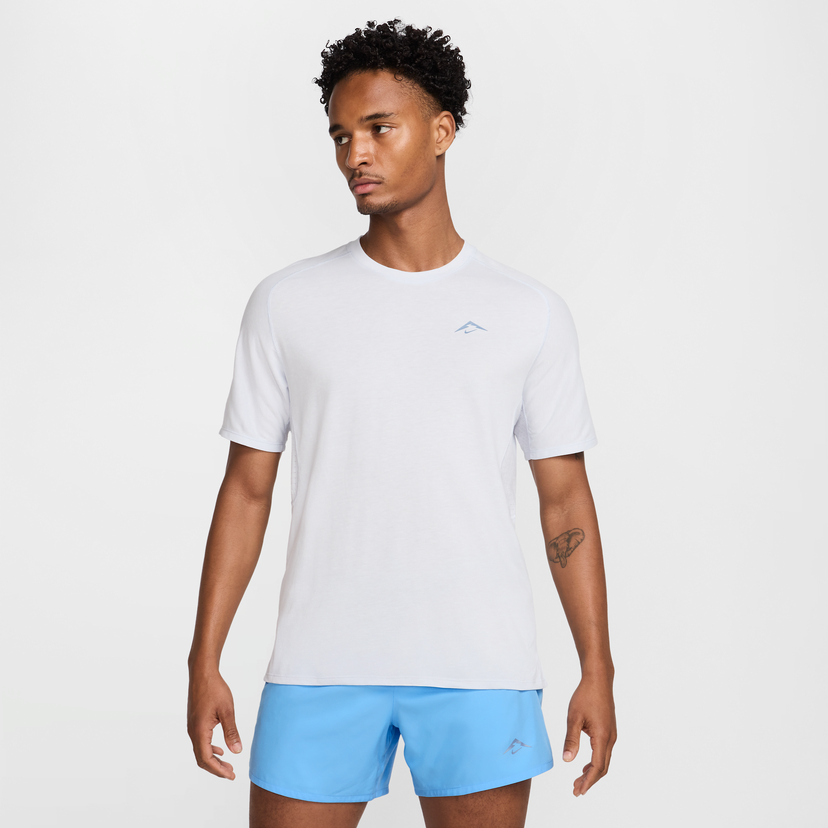 T-shirt Nike Nike Solar Chase Dri-FIT Short Sleeve Running T-Shirt Vit | HJ3580-085