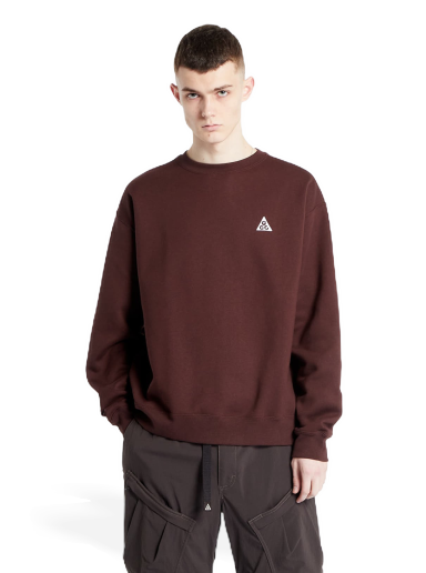 Sweatshirt Nike ACG Therma-FIT Fleece Crew Sweatshirt Bourgogne | DX9611-227