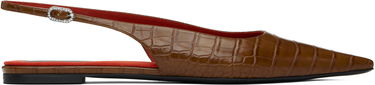 Sneakers och skor Stella McCartney Elsa Slingback Ballerina Flats Brun | 810500AP0AU0, 0