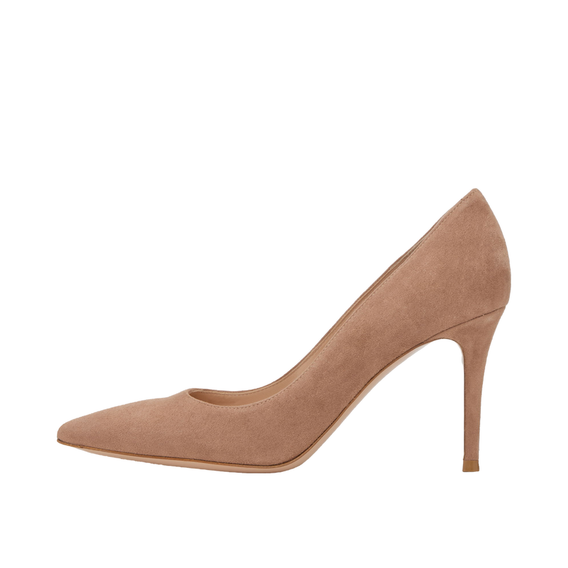 Sneakers och skor Gianvito Rossi Gianvito 85 Suede Pumps Beige | G24580-85RIC-CAM
