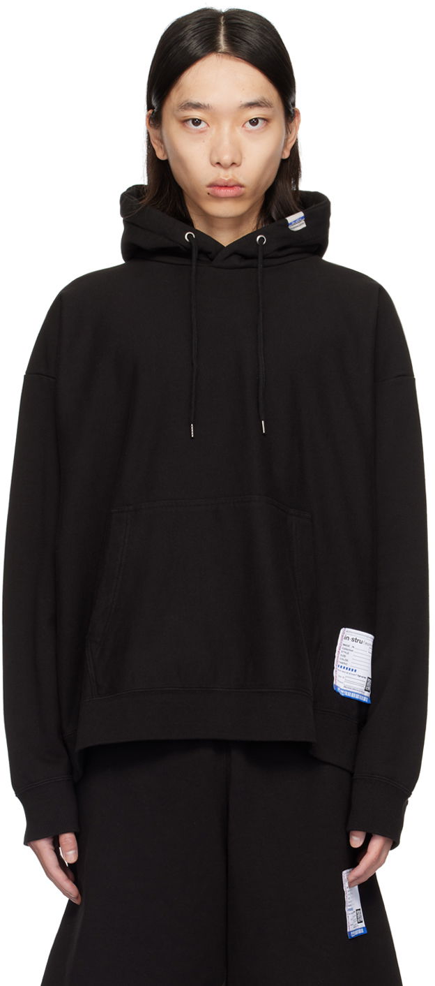 Sweatshirt Maison MIHARA YASUHIRO French Terry Hoodie Svart | I12HD501