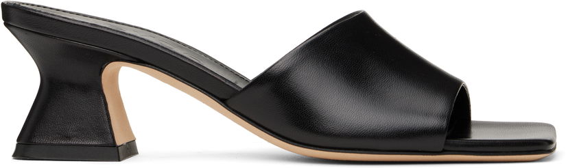 Skovård Aeyde Aeyde Ale Leather Mules Svart | A11-HS-ARCS45TB142-SS25-800-007