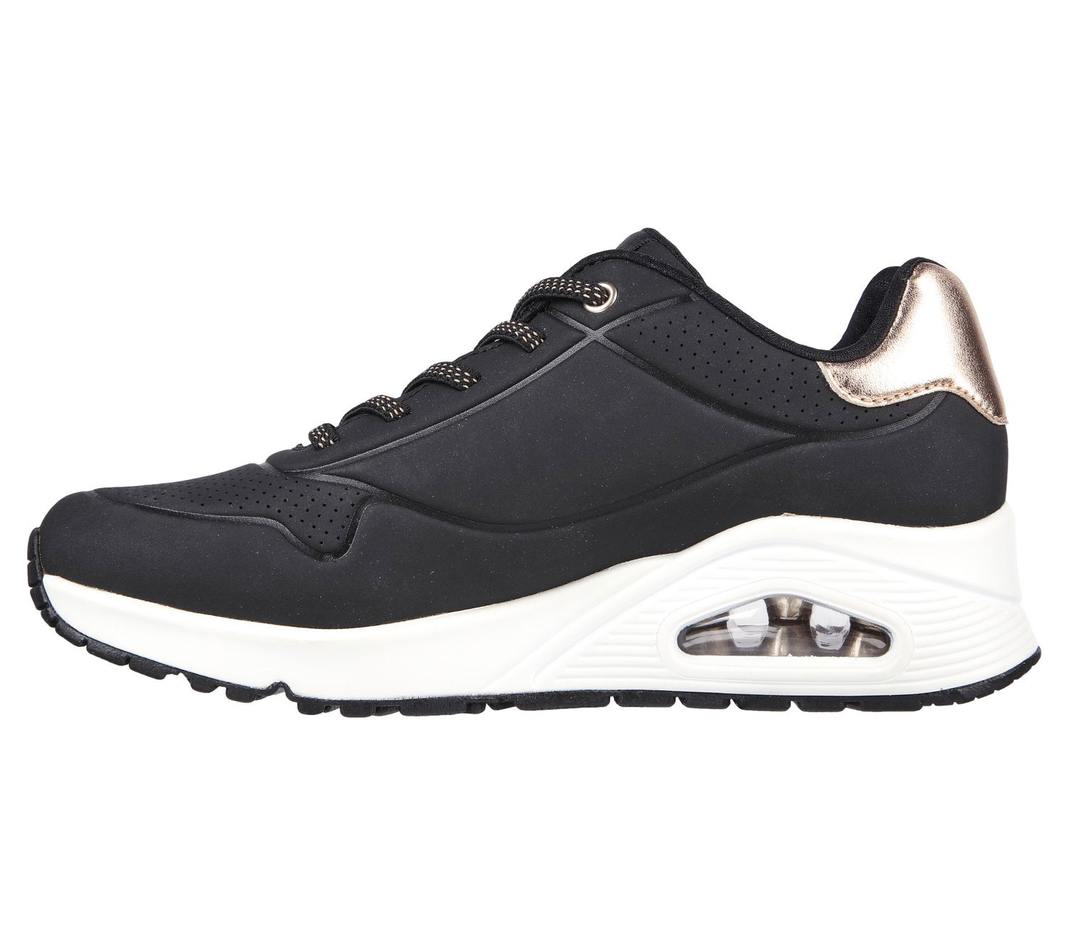 Sneakers och skor Skechers Uno - Shimmer Away Svart | 155196-BLK, 0