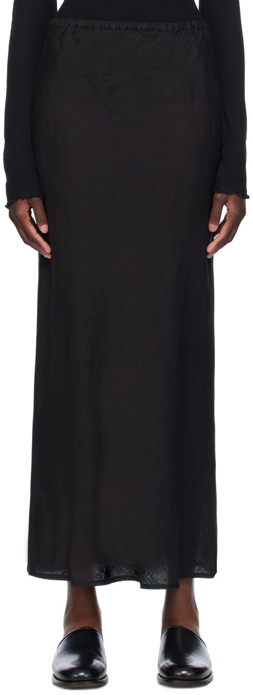 Kjol Baserange Maxi Skirt Svart | SKDY-SL-000