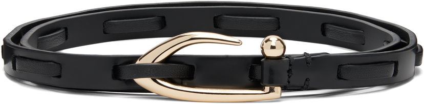 Bälten BY FAR BY FAR Chimera Interlaced Belt Svart | MWTPN001MM054BK001PL