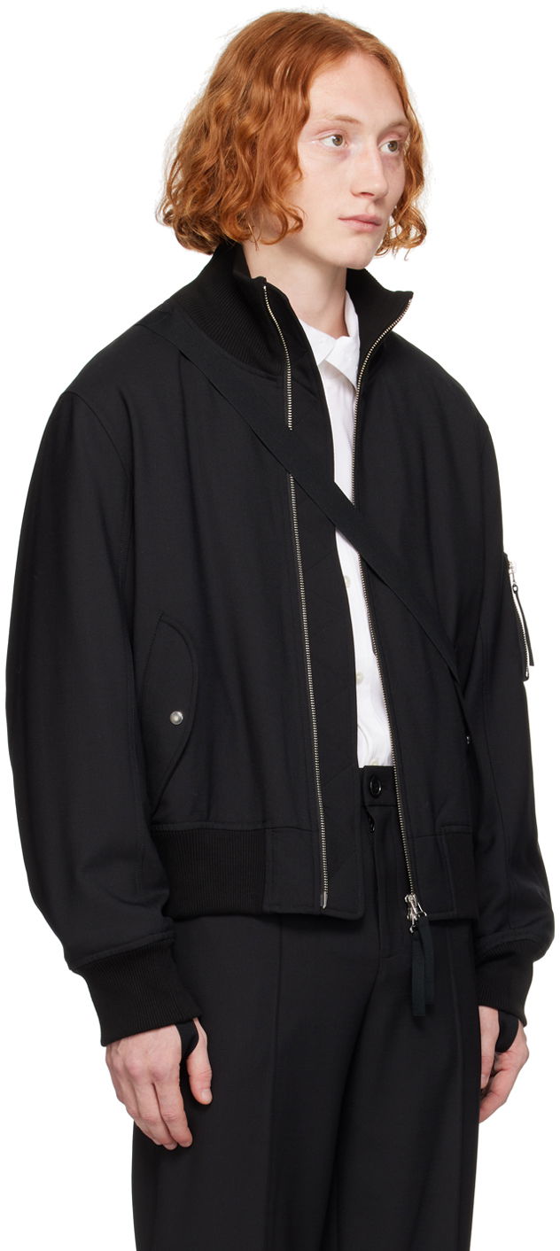 Bomberjacka Helmut Lang Seatbelt Bomber Jacket Svart | O02HM102, 1