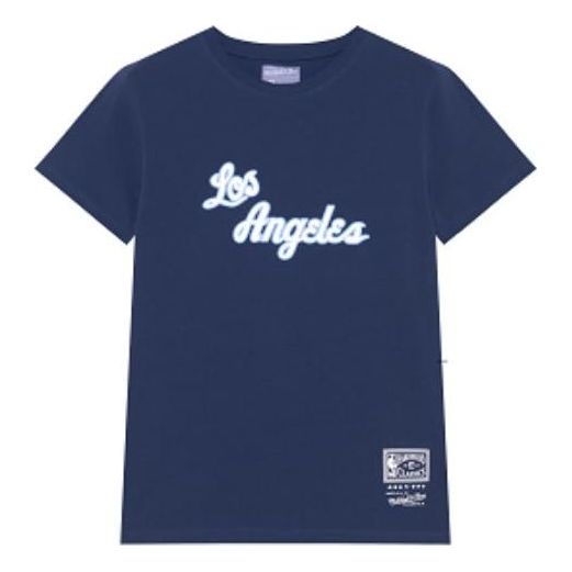 T-shirt Mitchell & Ness Mitchell & Ness Los Angeles Lakers NBA Team T-Shirt Mörkblå | MN23SSSXT001