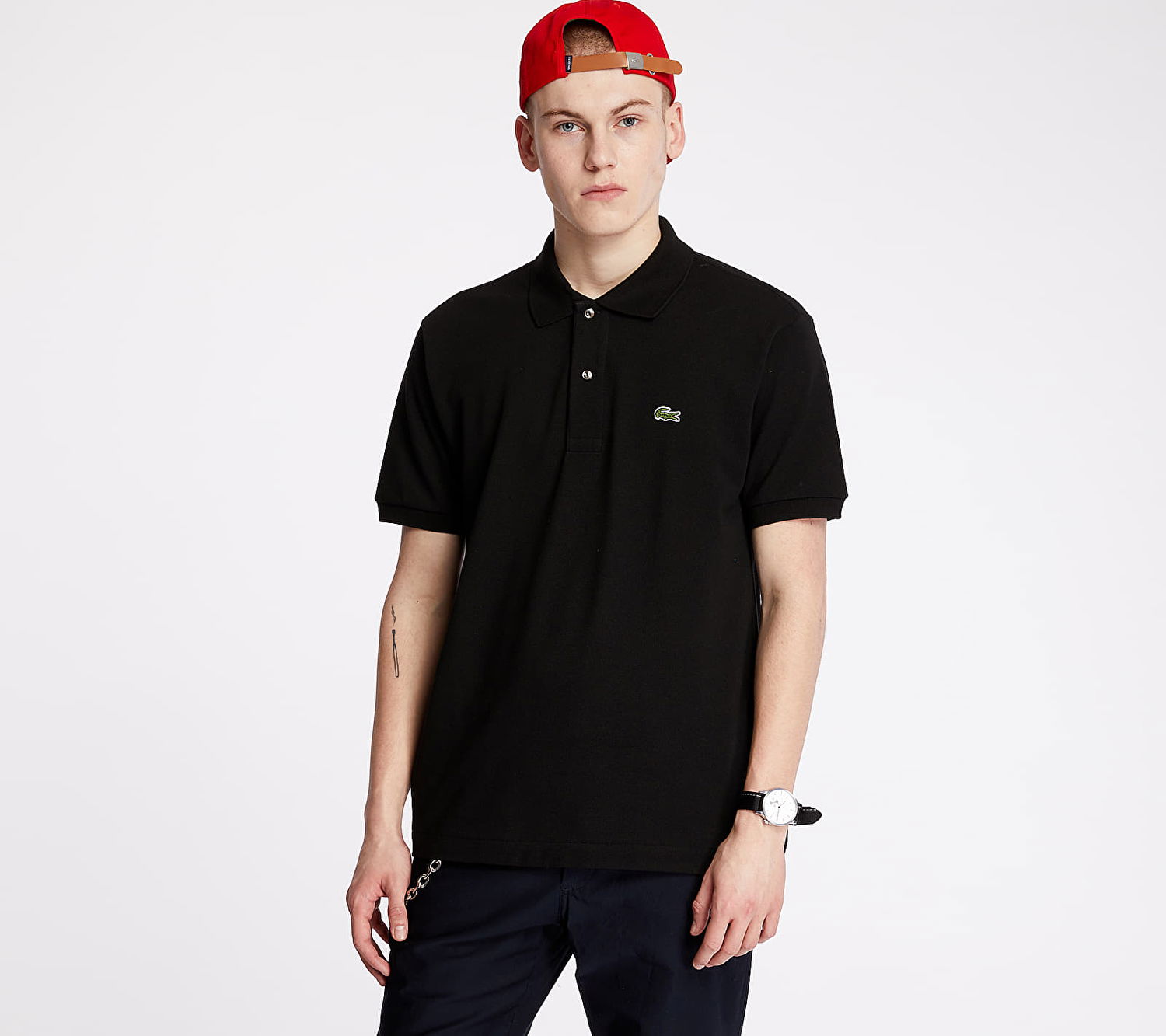 Polotröja Lacoste Polo Tee Svart | L.12.12 00 031, 0