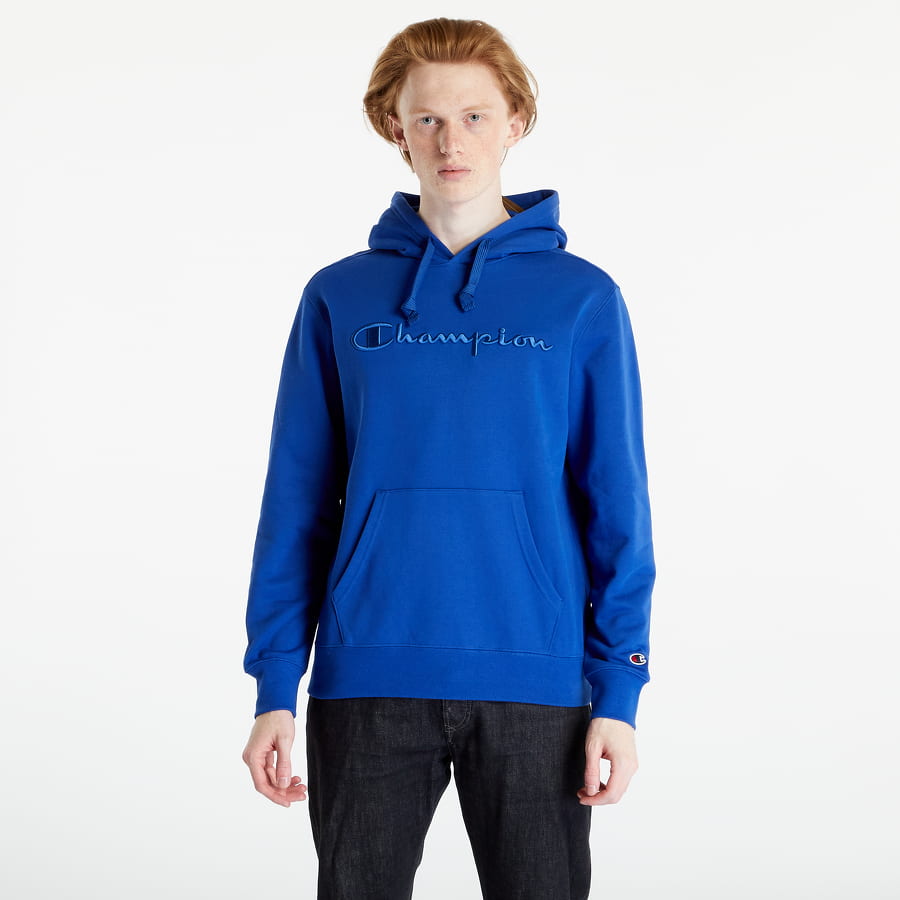 Sweatshirt Champion Hooded Sweatshirt Blå | 218486 CHA BS003, 0