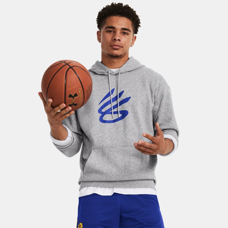 Sweatshirt Under Armour Curry Splash Hoodie Grå | 1380839-011
