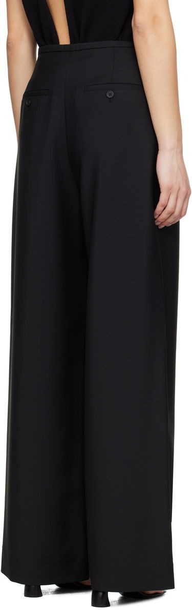 Byxor Róhe Róhe Relaxed Drawstring Trousers Svart | 415-30-007, 2