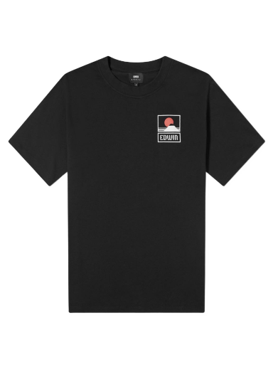 T-shirt EDWIN Sunset On Mt. Fuji Tee Svart | I025881-8967