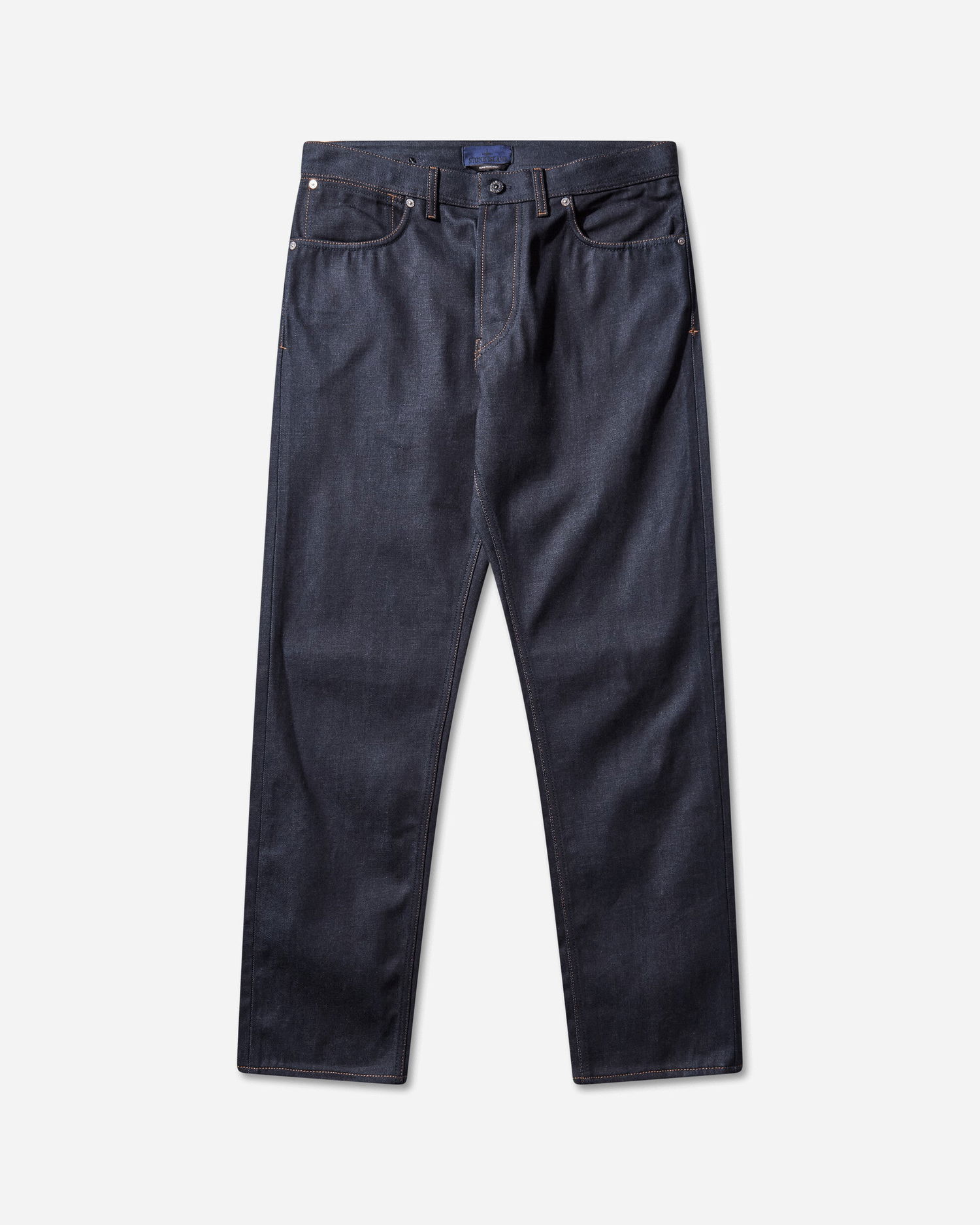 Jeans Stone Island Raw Selvedge Straight Denim Jeans Mörkblå | K2S15-J100008-S0J13 VJ200, 1