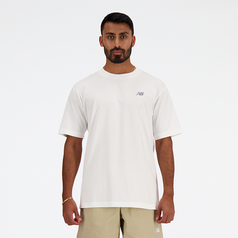 T-shirt New Balance T-shirt Vit | MT41509WT